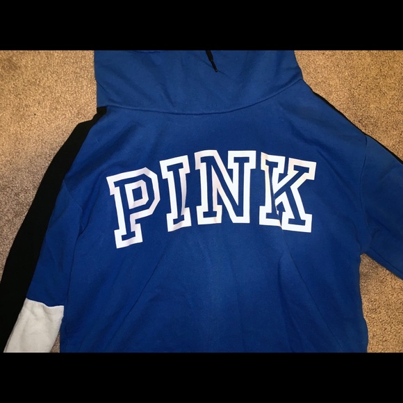 [TRADE] Blue PINK Pullover Mock Neck - Picture 4 of 5